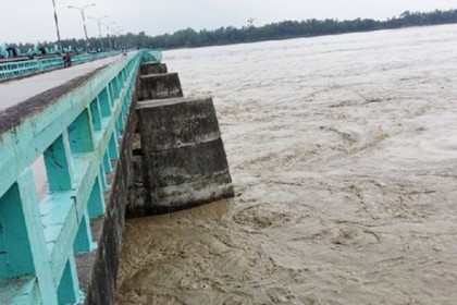 বিপদসীমার ১০ সে:মি: উপরে তিস্তার পানি, চরাঞ্চল প্লাবিত 