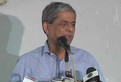 ঠাকুরগাঁওয়ে নেতাকর্মীদের কষ্টে কাঁদলেন মির্জা ফখরুল
