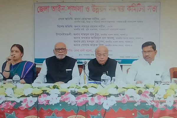সংবিধান অনুযায়ী প্রধানমন্ত্রীর অধীনেই নির্বাচন হবে : নাসিম