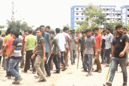 পাবিপ্রবিতে ছাত্রলীগের দুই গ্রুপের সংঘর্ষ, ভাঙচুর