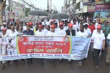 মৎস্য সপ্তাহ উপলক্ষে বরিশালে র‌্যালি-আলোচনা সভা