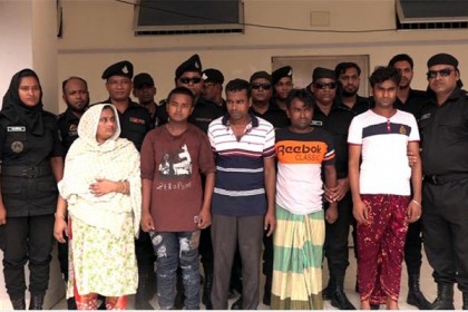 সিলেটে স্ত্রী ও তিন সহযোগীসহ মাদক সম্রাট শহীদ আটক