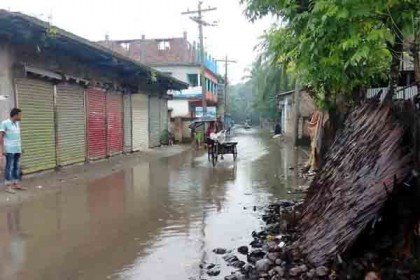 শরণখোলায় পানিবন্দি সহস্রাধিক পরিবার