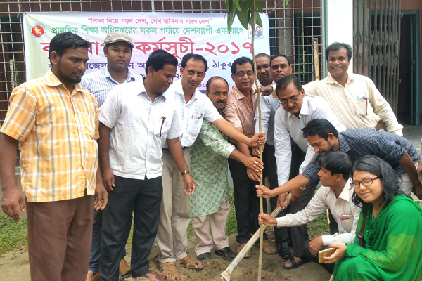 ঠাকুরগাঁওয়ে চার শতাধিক বিদ্যালয়ে বৃক্ষরোপণ 