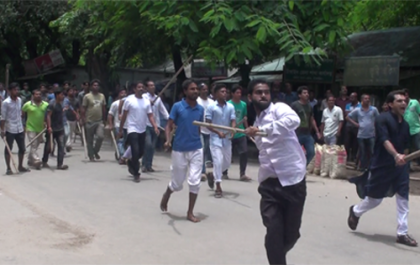 টাঙ্গাইলে বিএনপির দু’গ্রুপের সংঘর্ষ, আটক ১১