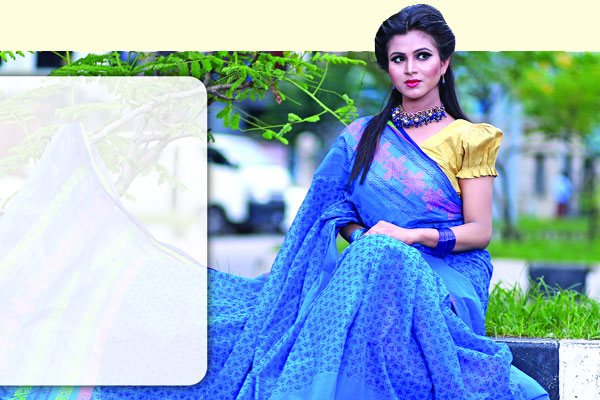 নীলাম্বরী শাড়ি