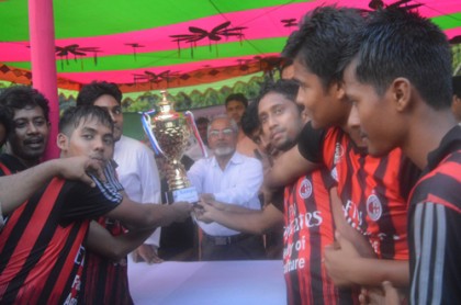 হাবিপ্রবি ফুটবল ক্লাব কাপ টুর্নামেন্টে কৃষি অনুষদ চ্যাম্পিয়ন