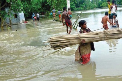 সুরমার পানি বিপদসীমার ৪৭ সেন্টিমিটার ওপর