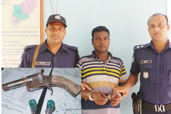 গাংনীতে একাধিক মামলার আসামী শফি গ্রেফতার