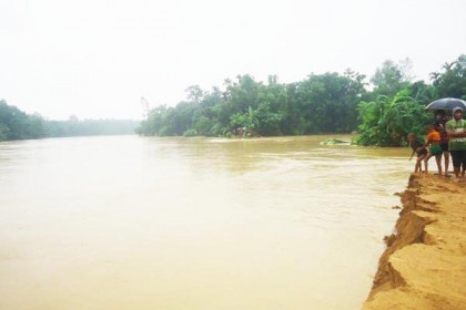 শেরপুরে পাহাড়ি ঢলে বাঁধ ভেঙে অর্ধশতাধিক গ্রাম প্লাবিত