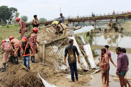 ঠাকুরগাঁওয়ে বন্যা পরিস্থিতির উন্নতি, একজনের লাশ উদ্ধার