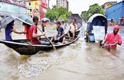 চট্টগ্রামে নিম্নাঞ্চল জলমগ্ন