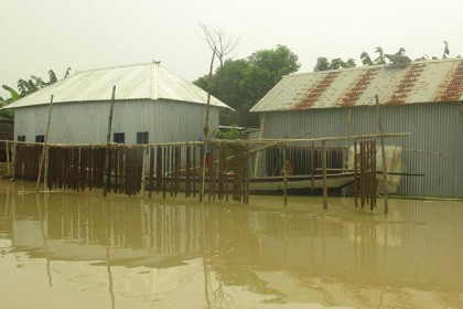 ফরিদপুরে পদ্মার পানি বিপদসীমার ৭৭ সেমি উপরে 