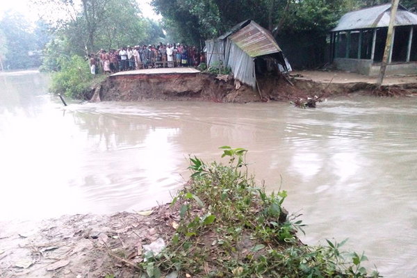 টাঙ্গাইলে সাতটি উপজেলায় পাঁচ লক্ষাধিক মানুষ পানিবন্দী