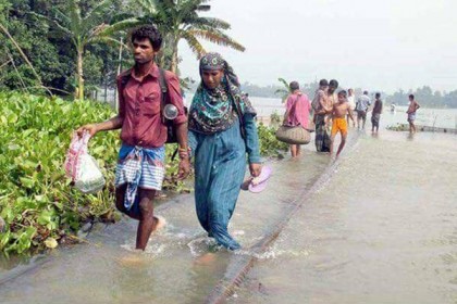 জামালপুরে বন্যা পরিস্থিতির কিছুটা উন্নতি