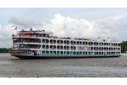 বরিশাল-ঢাকা নৌরুটে যুক্ত হলো আরো এক বিলাসবহুল জাহাজ