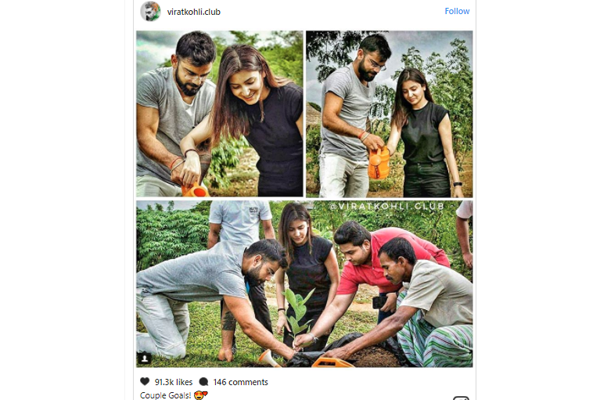 সোশ্যাল মিডিয়ায় ভাইরাল বিরাট-আনুশকার যে ছবি!