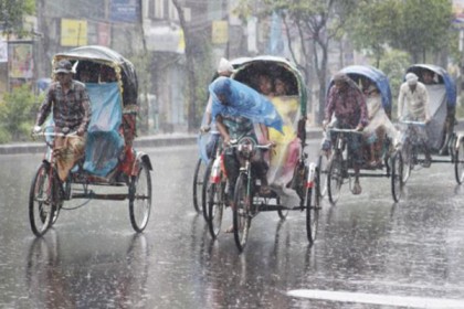 তিন ঘণ্টায় রাজধানীতে ৫৪ মিলিমিটার বৃষ্টি