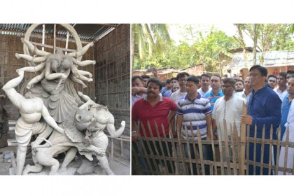 দিনাজপুরে মন্দিরের প্রতিমা ভাঙচুর, আটক ১