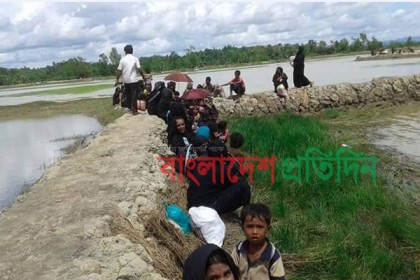 সীমান্তে রোহিঙ্গাদের ওপর মিয়ানমারের সীমান্তরক্ষীদের গুলিবর্ষণ