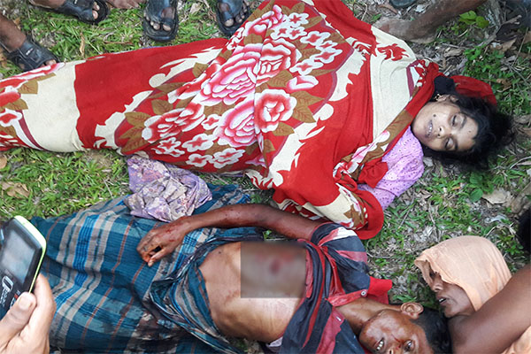 ছেলের কাপড় আনতে গিয়ে লাশ হয়ে ফিরলেন রোহিঙ্গা দম্পতি