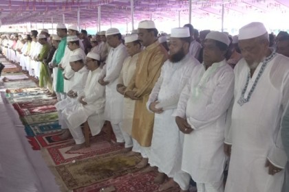 সিলেটে লাখো মানুষের ঈদের নামাজ আদায়