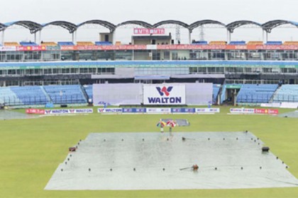 চট্টগ্রাম টেস্টে বৃষ্টির বাগড়া