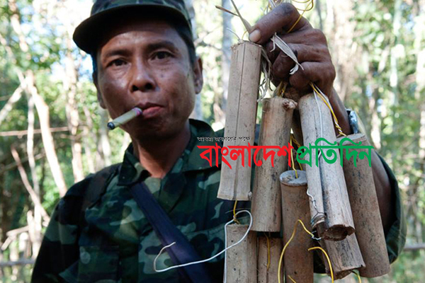 সীমান্ত ঘেঁষে স্থলমাইন বসাচ্ছে মিয়ানমার
