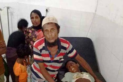 টেকনাফ সীমান্তে গুলিবিদ্ধ ৪ রোহিঙ্গা উদ্ধার 