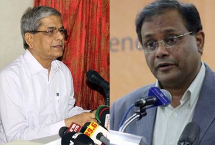 জ্ঞানী হয়ে নির্বোধের মতো কথা বলবেন না, ফখরুলকে হাছান মাহমুদ