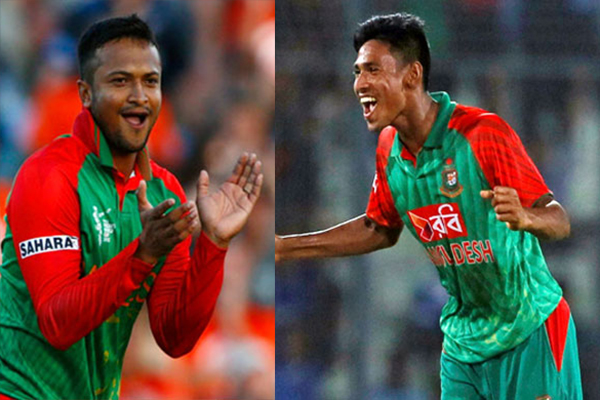 সেরা পাঁচে মুস্তাফিজ, ৯ নম্বরে সাকিব