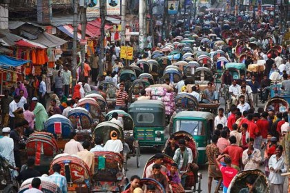 বিশ্বের সাত নম্বর দুর্ভোগের শহর ঢাকা