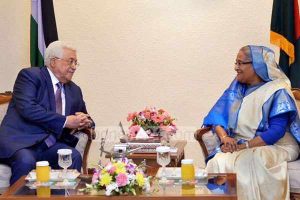 শেখ হাসিনা-মাহমুদ আব্বাস বৈঠকে রোহিঙ্গা ইস্যু আলোচনা


