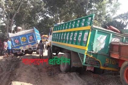 কুমিল্লা-সিলেট মহাসড়কের বেহাল দশা, জনদুর্ভোগ চরমে