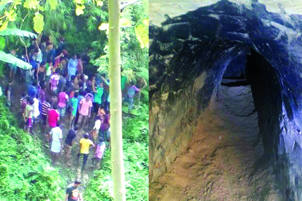 নির্জন পাহাড়ে 'রহস্যজনক' সুড়ঙ্গ, আতঙ্কে এলাকাবাসী