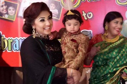 জমকালো আয়োজনে আবরাম খান জয়ের প্রথম জন্মদিন উদযাপিত