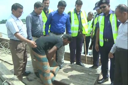 মা ইলিশ রক্ষায় বরিশালের মৎস্য বিভাগের অভিযান