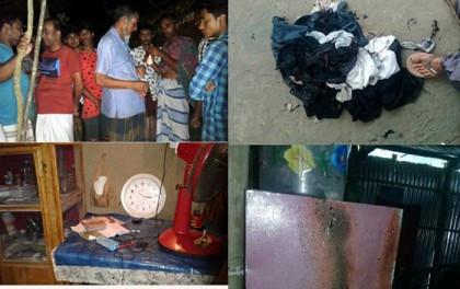 ঠাকুরগাঁওয়ে ভুতুড়ে আগুন, আতঙ্কিত এলাকাবাসী!