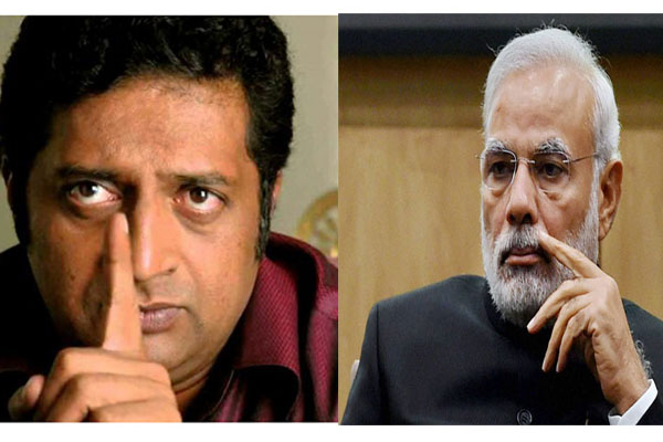 মোদিকে নিয়ে বিতর্কিত মন্তব্য করায় অভিনেতা প্রকাশের বিরুদ্ধে মামলা