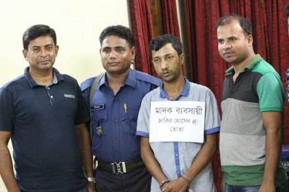কোম্পানীগঞ্জে ইয়াবা ব্যবসায়ী তোতা গ্রেফতার