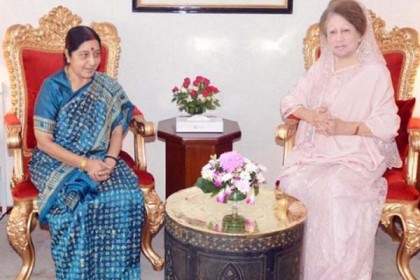খালেদা জিয়ার সঙ্গে বৈঠকে সুষমা