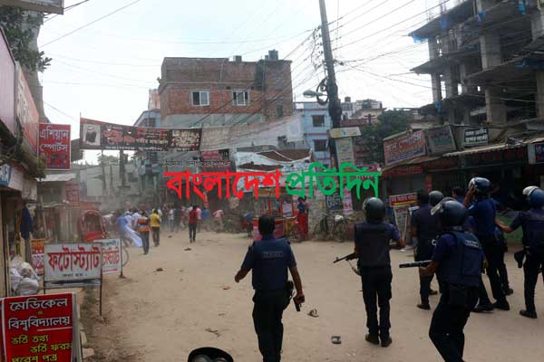 কুমিল্লায় পুলিশের সঙ্গে যুবদলের সংঘর্ষ, আহত ৪