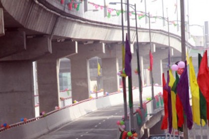 উদ্বোধনের অপেক্ষায় মগবাজার-মৌচাক ফ্লাইওভার
