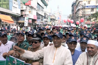 বরিশালে নানা আয়োজনে কমিউনিটি পুলিশিং ডে পালন