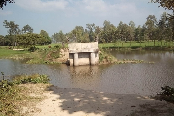 ব্রিজের অভাবে দুর্ভোগে বোচাগঞ্জের ৪ গ্রামের মানুষ
