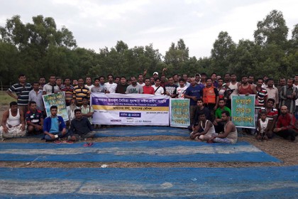 দুবলার চরের রাস উৎসবে সুন্দরবন রক্ষায় প্রচারাভিযান