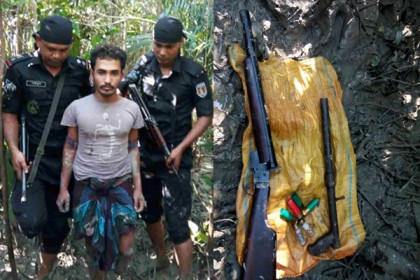 সুন্দরবনে অস্ত্রসহ বনদস্যু আটক