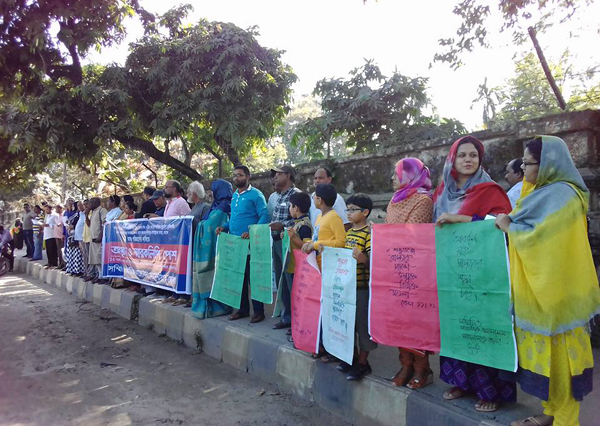 যানজট নিরসনের দাবিতে স্মারকলিপি প্রদান