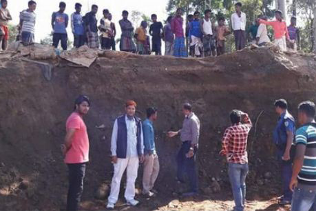 জাফলংয়ে মাটিচাপায় পাথর শ্রমিক নিহত, যুবলীগ সভাপতি আটক