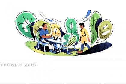 জন্মদিনে গুগল ডুডলে হুমায়ূন আহমেদ